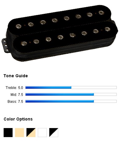 DM Pickup Super Distort-8 DP812BK