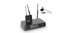 LDWIN42BPL Wireless Microphone System with Belt Pack and Lavalier Micr