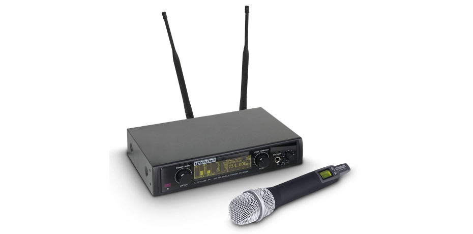 LDWIN42HHD Wireless Microphone System with Dynamic Handheld Microphone