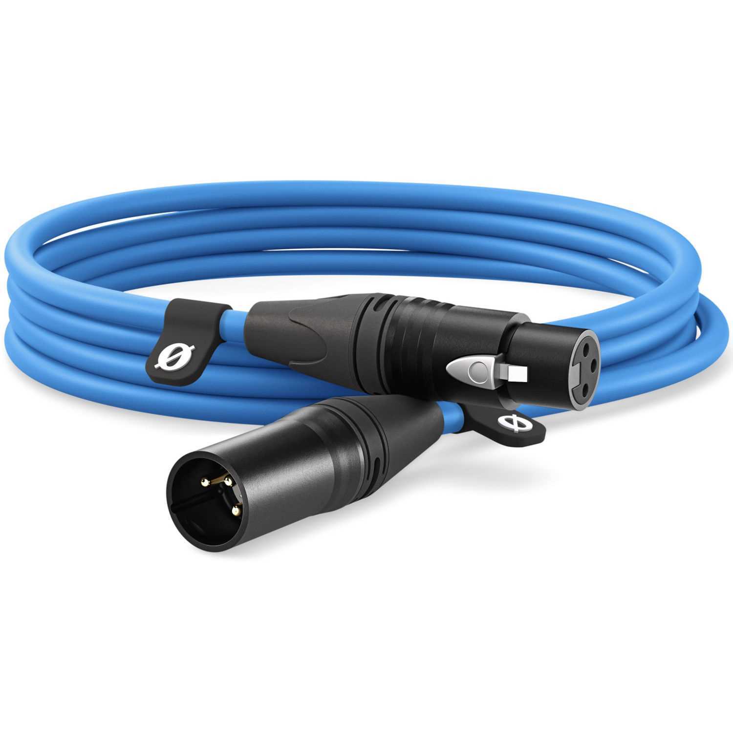 RODE XLR CABLE BLUE 3 Metres
