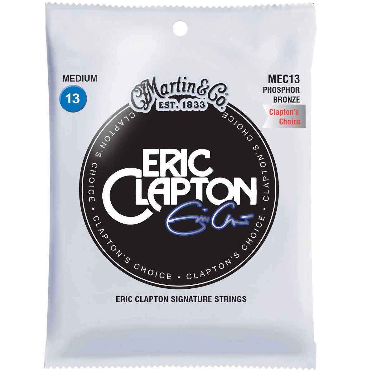 MEC13 Claptons Choice Medium .013 - .056 92/8 Phosphor Bronze