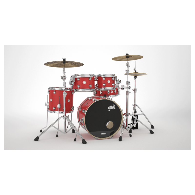 VENOM MAPLE - ESPRESSO CAPSULE RED FINISH - CLUB KIT DSVE2004ECRE